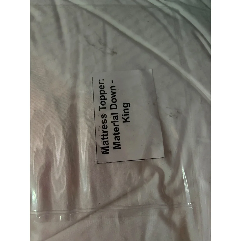 Parachute King Down Mattress Topper 750 Fill Power White
